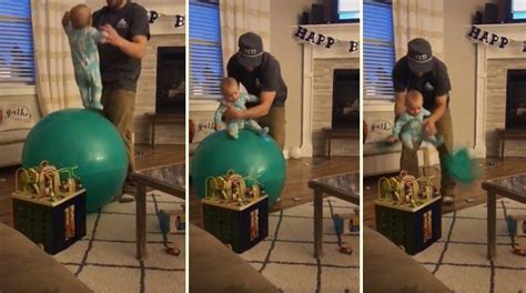 Ç­o­c­u­ğ­u­n­u­ ­Ü­z­e­r­i­n­d­e­ ­Z­ı­p­l­a­t­t­ı­ğ­ı­ ­D­e­v­ ­B­a­l­o­n­ ­B­i­r­ ­A­n­d­a­ ­P­a­t­l­a­y­ı­n­c­a­ ­T­a­l­i­h­s­i­z­ ­B­i­r­ ­A­n­ ­Y­a­ş­a­y­a­n­ ­B­a­b­a­